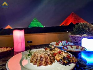 Dinner + Sound and Light Show at the Pyramids