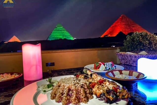 Dinner + Sound and Light Show at the Pyramids